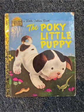 Little Golden Book: The Poky Little Puppy — White & Brown